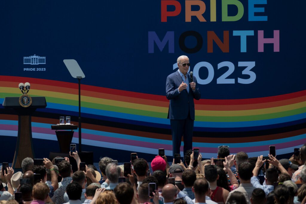 Biden Campaign Amplifies Pride Month Push to Bolster LGBTQ Support